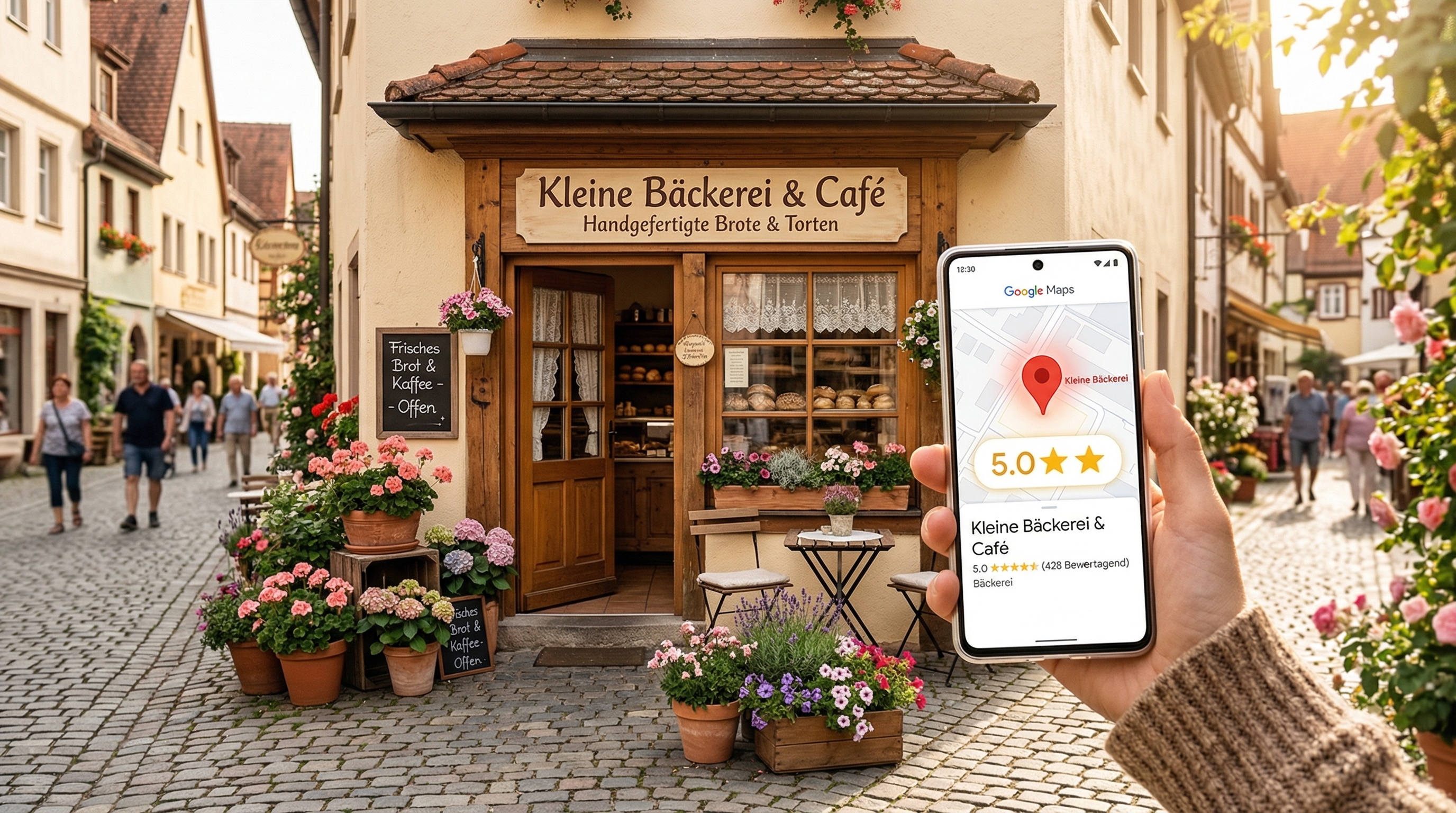 Lokales Geschäft mit Google Maps Sichtbarkeit